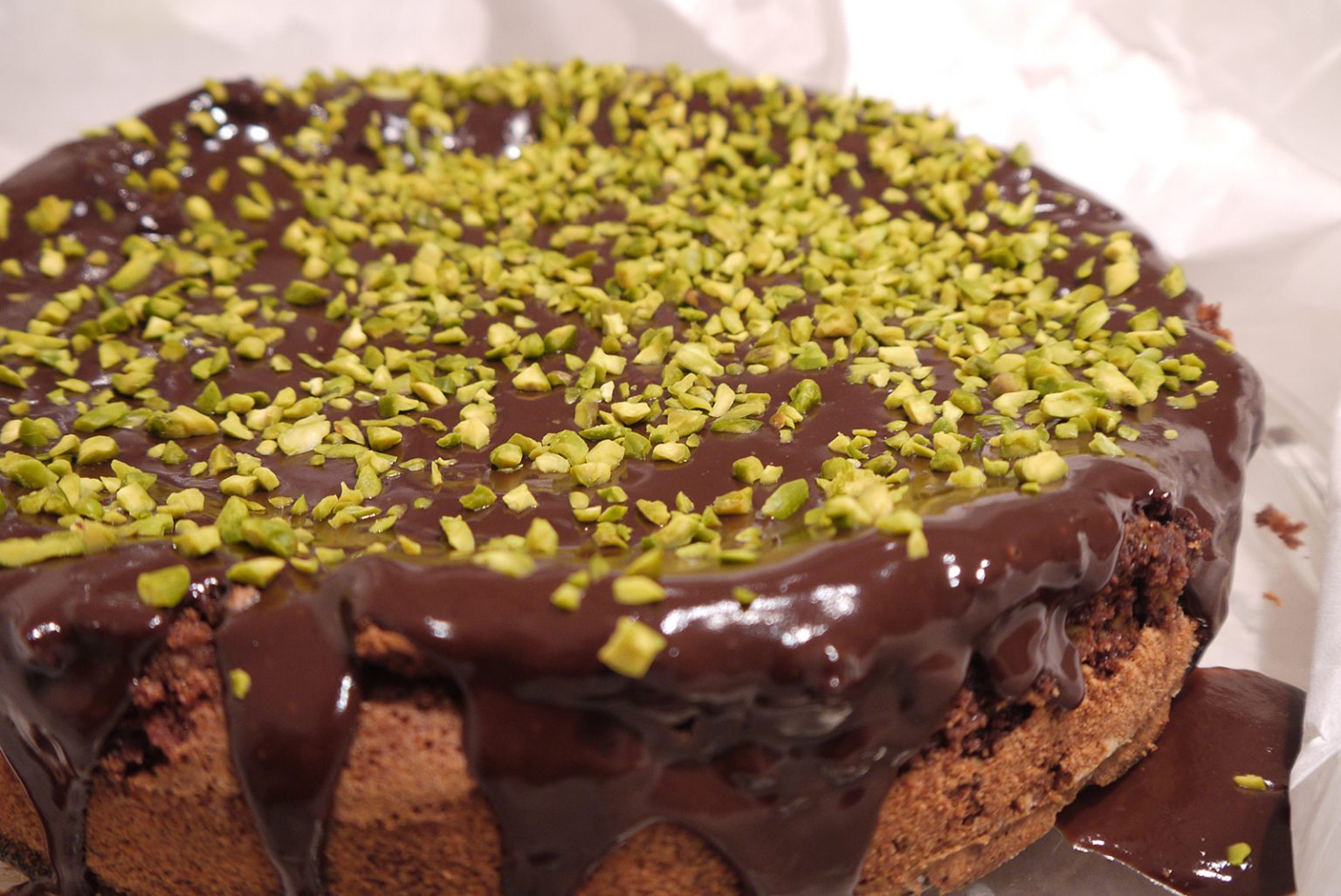 Schokoladen-Pistazien-Kuchen Samantha – Backen mit Anna